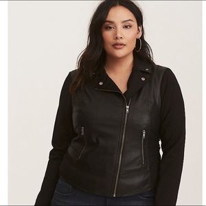 NWOT TORRID Faux Leather Jacket SIZE 2